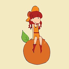 印花矢量圖 卡通 卡通人物 女孩 卡通靜物 免費素材
