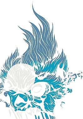 向量的T恤設(shè)計與怪物的頭