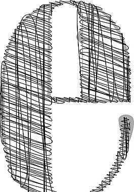 手繪字體插圖