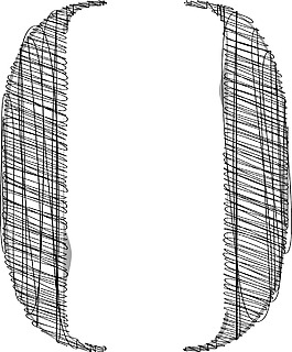 手绘字体矢量插画