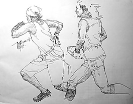 位圖 插畫 藝術(shù)效果 手繪 人物 免費(fèi)素材