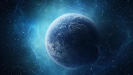梦幻星球星空背景图片
