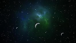 梦幻星球星空背景图片