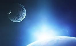 夢(mèng)幻星球星空背景圖片