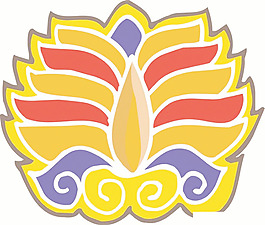 彩色矢量花纹图案184