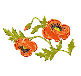 繡花 植物 花朵 免費(fèi)素材