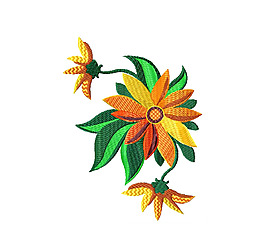 繡花 植物 花朵 免費(fèi)素材
