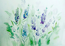 位圖 植物圖案 寫意花卉 花朵 免費(fèi)素材