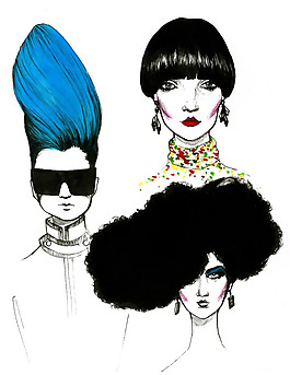 位圖 插畫 插畫師 Marc Jacobs 免費素材