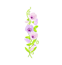 繡花 植物 花朵 免費素材