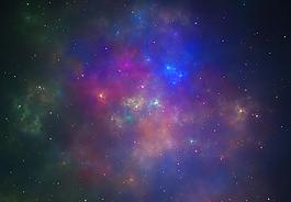 夢幻星球星空背景圖片