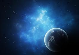 夢幻星球星空背景圖片