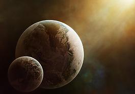 夢(mèng)幻星球星空背景圖片