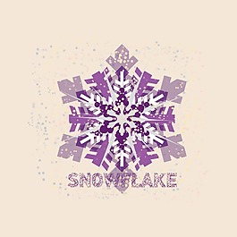 印花矢量图 植物 花 雪花 文字 免费素材