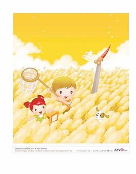 2007兒童節(jié)韓國矢量圖15