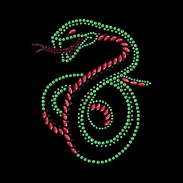 燙鉆 動(dòng)物 蛇 免費(fèi)素材