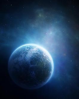 梦幻星球星空背景图片