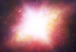 夢幻星球星空背景圖片