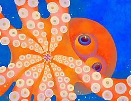 位图 插画 插画师 动物插画 海洋生物 免费素材