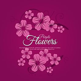 印花矢量圖 植物 花朵 文字 英文 免費(fèi)素材