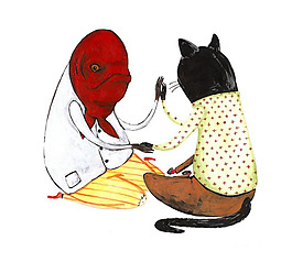 位圖 藝術(shù)效果 手繪 動(dòng)物 貓 免費(fèi)素材