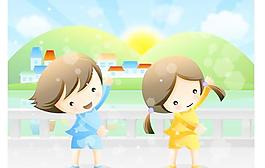 韓國(guó)兒童節(jié)矢量圖源碼14