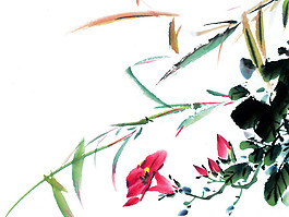 位圖 植物圖案 寫(xiě)意花卉 花朵 免費(fèi)素材