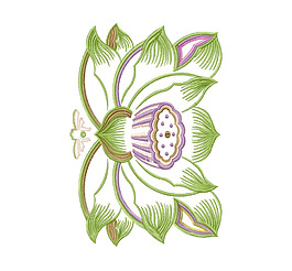 繡花 植物圖案 花朵 高清 免費素材