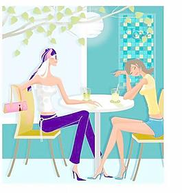 韓國都市時(shí)尚矢量美女287