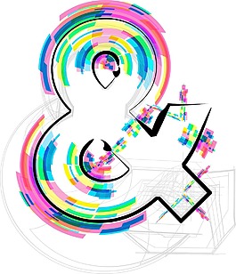 字體的插圖