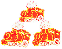 貼布 生活元素 火車 免費(fèi)素材