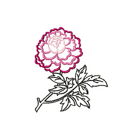 繡花 植物 花 免費(fèi)素材