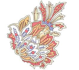韓國(guó)PSD精美花紋矢量背景模版243