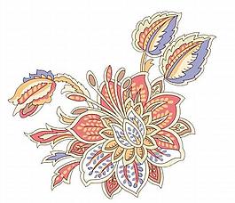韓國(guó)PSD精美花紋矢量背景模版242