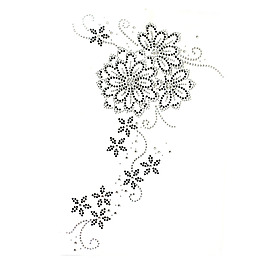 燙鉆 植物 花紋 花朵 花卉 免費(fèi)素材