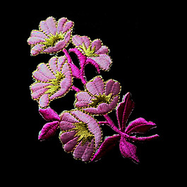 繡花 植物 花朵 免費素材