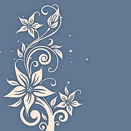 摘要背景美麗的花卉設(shè)計(jì)