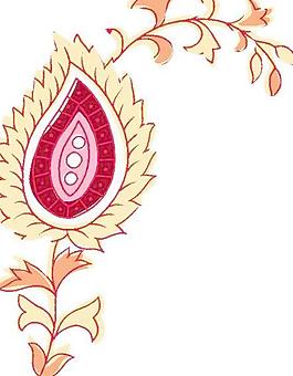 韓國(guó)PSD精美花紋矢量背景模版76