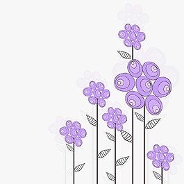 美麗的花卉背景