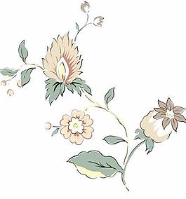 韓國(guó)PSD精美花紋矢量背景模版60