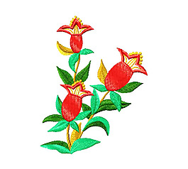 繡花 植物 花朵 免費素材