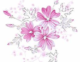 韓國(guó)PSD精美花紋矢量背景模版45