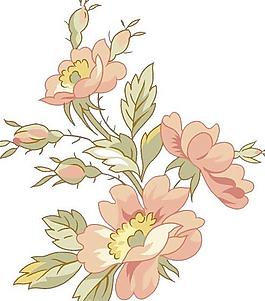 韓國PSD精美花紋矢量背景模版31