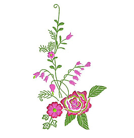 繡花 植物 花朵 高清 免費素材