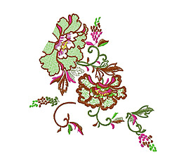 繡花 植物 花朵 高清 免費素材