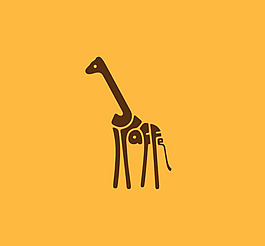位圖 動物 鹿 文字 英文 免費素材