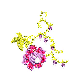 繡花 植物 花朵 免費素材