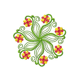 繡花 植物 花朵 免費(fèi)素材