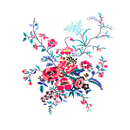 繡花 植物 花朵 免費(fèi)素材