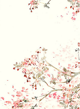 位圖 插畫 植物 花朵 色彩 免費素材